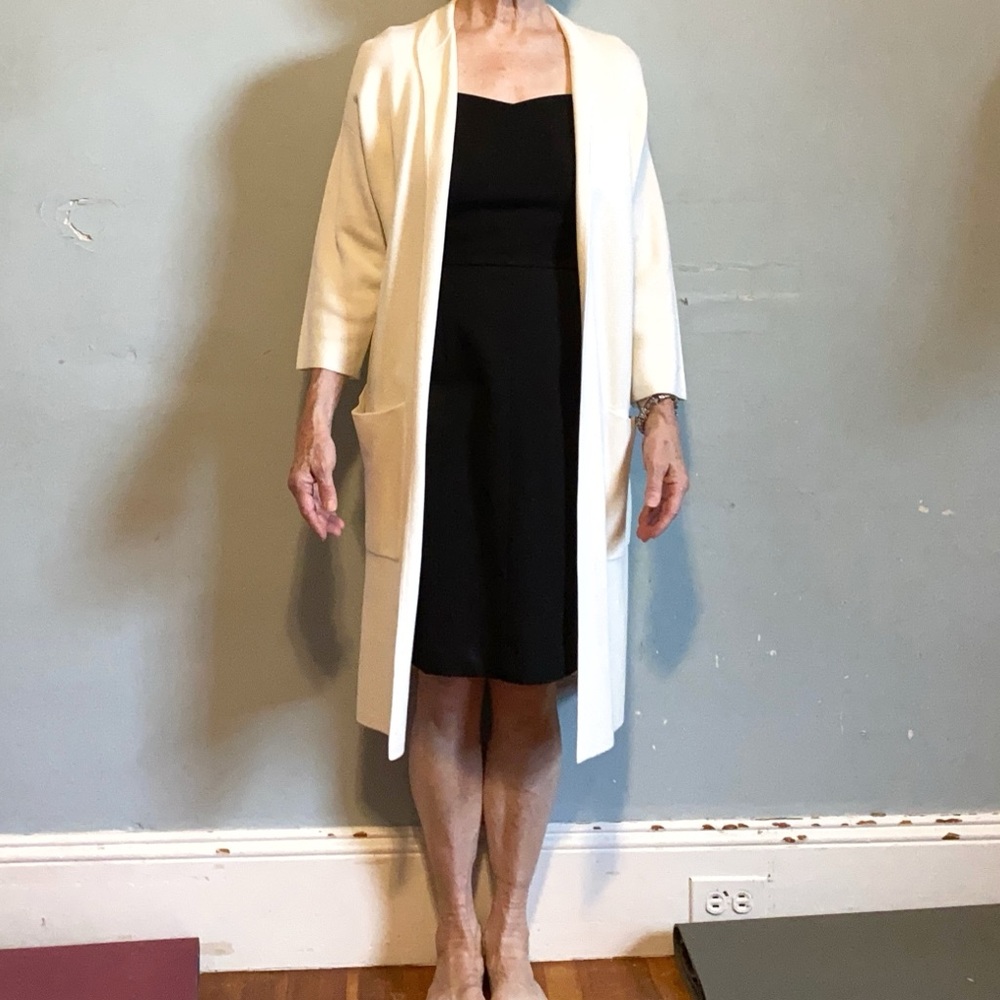 Eileen Fisher lightweight sweater coat